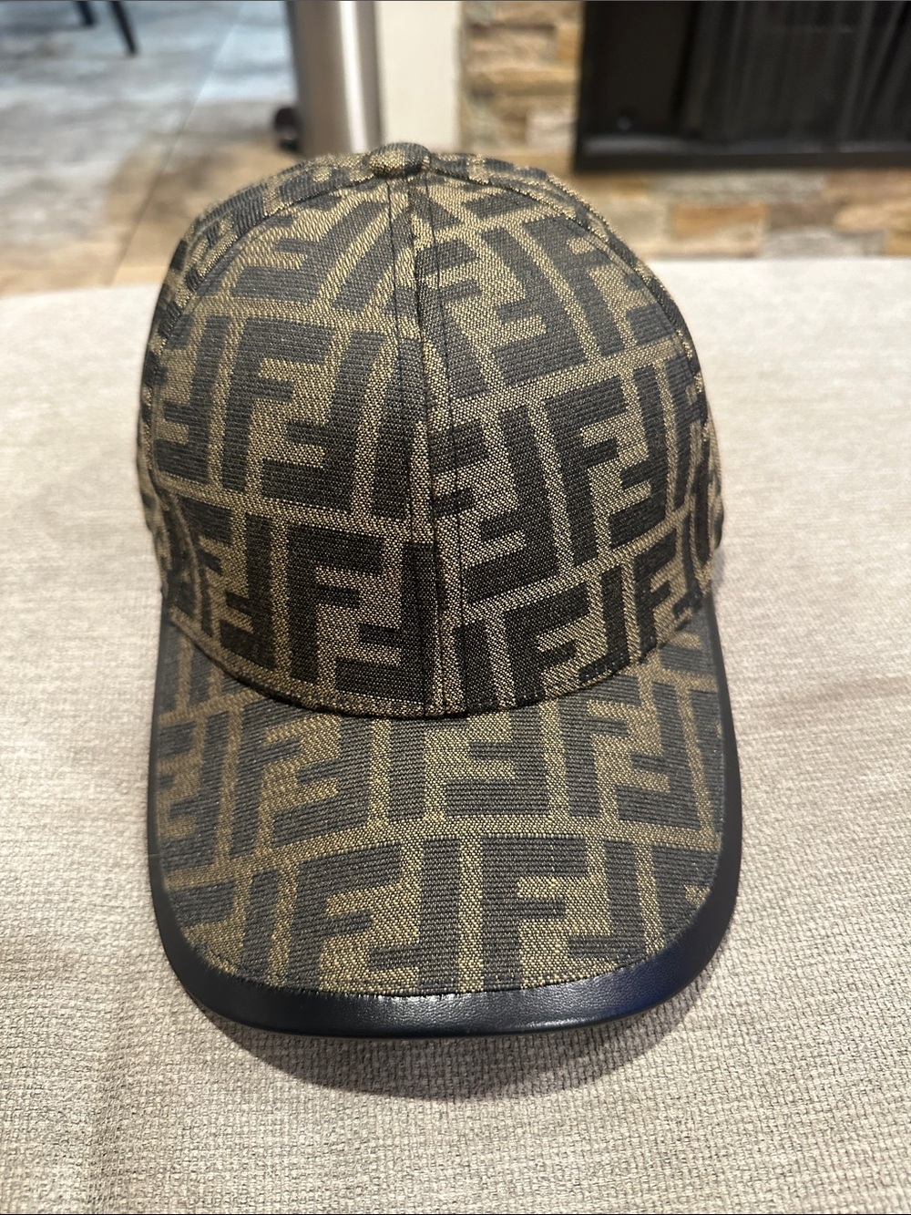 Brown and Black Logo Baseball Cap